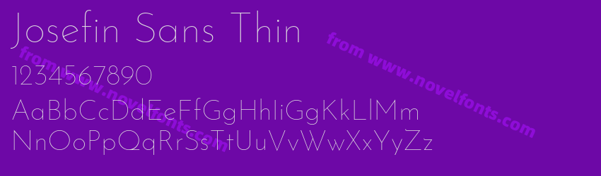 Josefin Sans ThinPreview Josefin Sans ThinPreview
