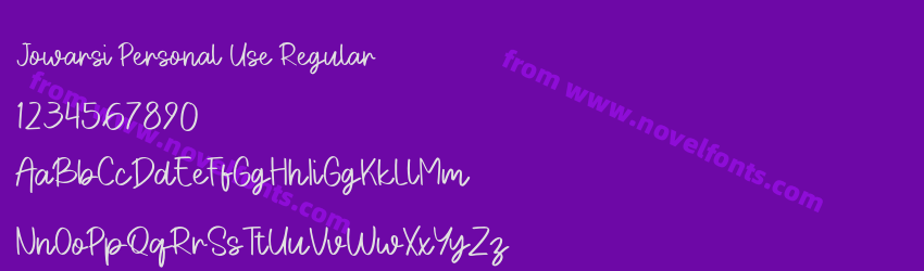 Jowarsi Personal Use RegularPreview Jowarsi Personal Use RegularPreview