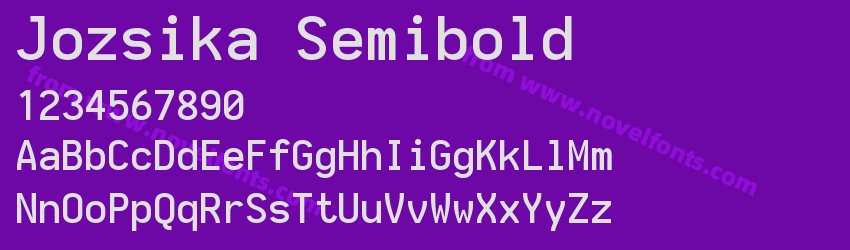 Jozsika SemiboldPreview Jozsika SemiboldPreview