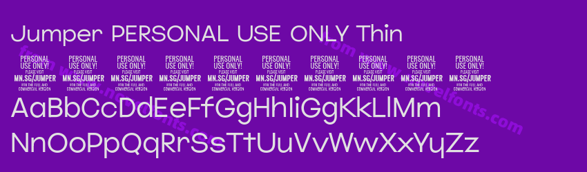 Jumper PERSONAL USE ONLY ThinPreview Jumper PERSONAL USE ONLY ThinPreview