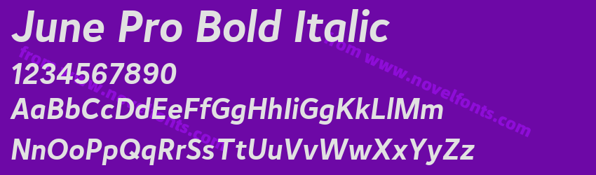 June Pro Bold ItalicPreview June Pro Bold ItalicPreview