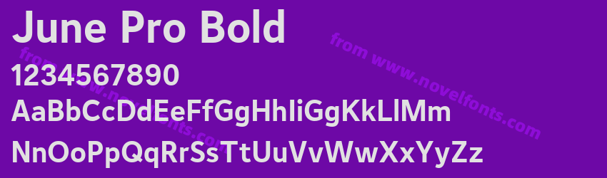June Pro BoldPreview June Pro BoldPreview