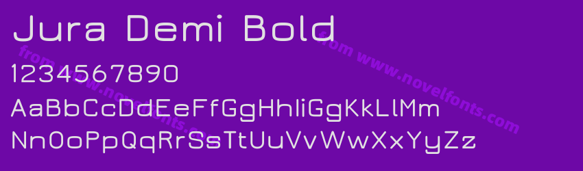 Jura Demi BoldPreview Jura Demi BoldPreview