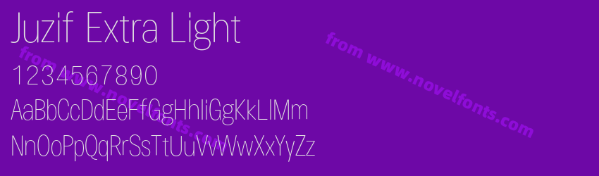 Juzif Extra LightPreview Juzif Extra LightPreview