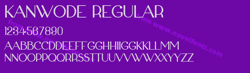 KANWODE RegularPreview KANWODE RegularPreview