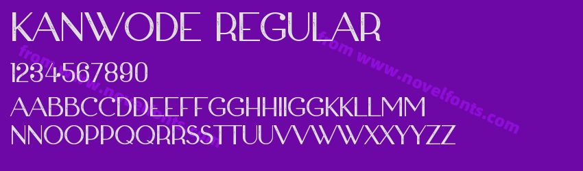 KANWODE RegularPreview KANWODE RegularPreview