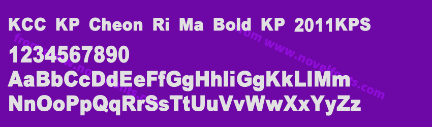 KCC KP Cheon Ri Ma Bold KP 2011KPSPreview KCC KP Cheon Ri Ma Bold KP 2011KPSPreview
