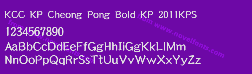 KCC KP Cheong Pong Bold KP 2011KPSPreview KCC KP Cheong Pong Bold KP 2011KPSPreview