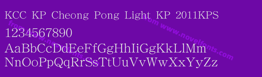KCC KP Cheong Pong Light KP 2011KPSPreview KCC KP Cheong Pong Light KP 2011KPSPreview