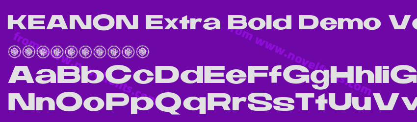 KEANON Extra Bold Demo VersionPreview KEANON Extra Bold Demo VersionPreview