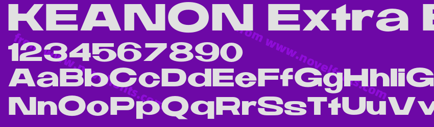 KEANON Extra BoldPreview KEANON Extra BoldPreview