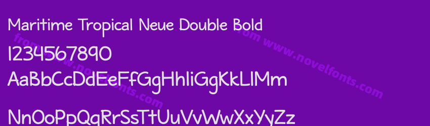 Maritime Tropical Neue Double BoldPreview