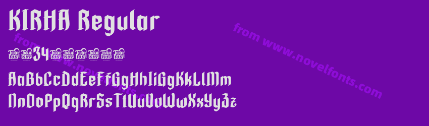 KIRHA RegularPreview KIRHA RegularPreview