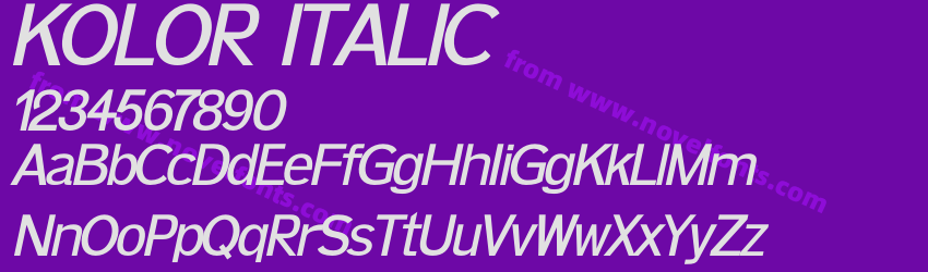 KOLOR ITALICPreview KOLOR ITALICPreview