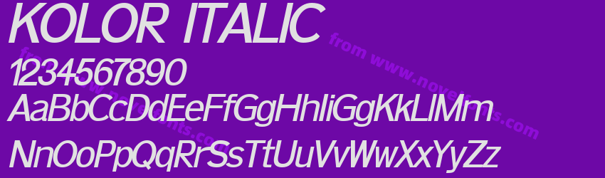 KOLOR ITALICPreview KOLOR ITALICPreview