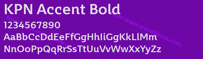 KPN Accent BoldPreview KPN Accent BoldPreview