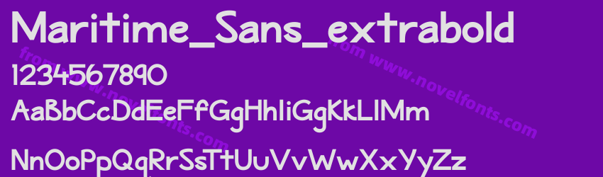 Maritime_Sans_extraboldPreview