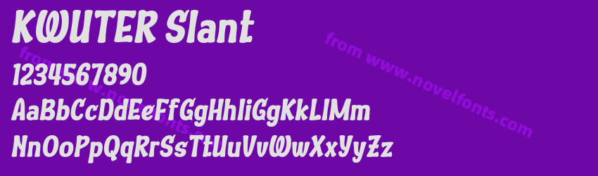 KWUTER SlantPreview KWUTER SlantPreview