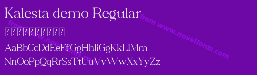 Kalesta demo RegularPreview Kalesta demo RegularPreview