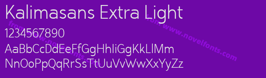 Kalimasans Extra LightPreview Kalimasans Extra LightPreview