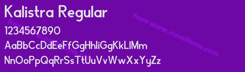 Kalistra RegularPreview Kalistra RegularPreview