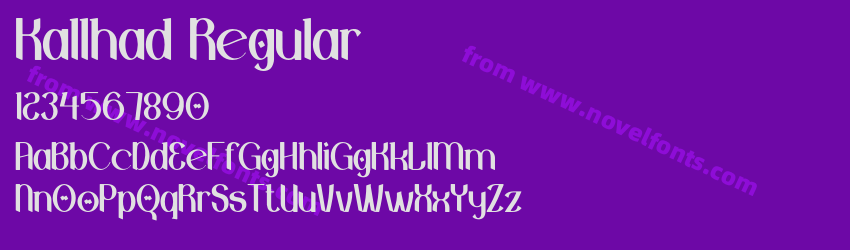 Kallhad RegularPreview Kallhad RegularPreview