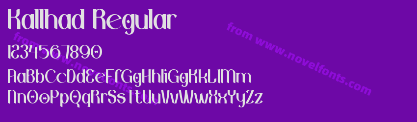 Kallhad RegularPreview Kallhad RegularPreview