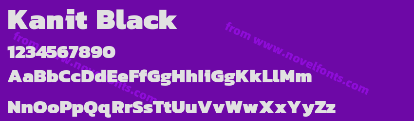 Kanit BlackPreview Kanit BlackPreview