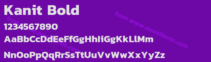 Kanit BoldPreview Kanit BoldPreview