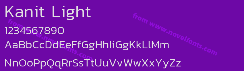 Kanit LightPreview Kanit LightPreview