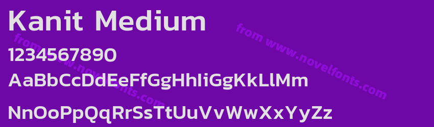 Kanit MediumPreview Kanit MediumPreview