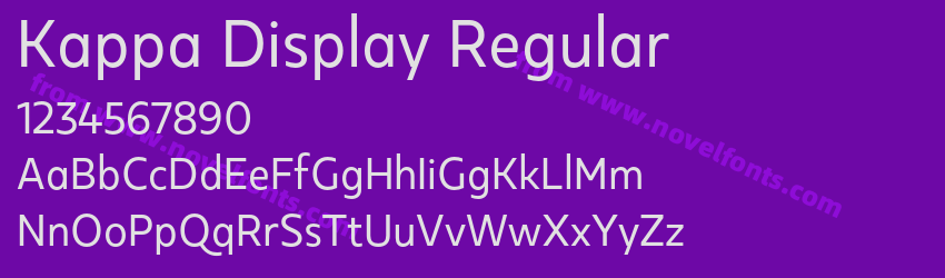 Kappa Display RegularPreview Kappa Display RegularPreview