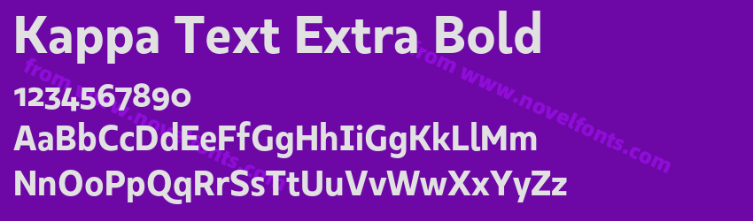 Kappa Text Extra BoldPreview Kappa Text Extra BoldPreview