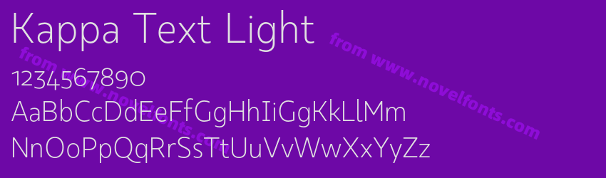 Kappa Text LightPreview Kappa Text LightPreview