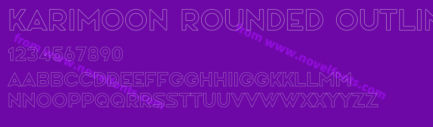 Karimoon Rounded OutlinePreview Karimoon Rounded OutlinePreview