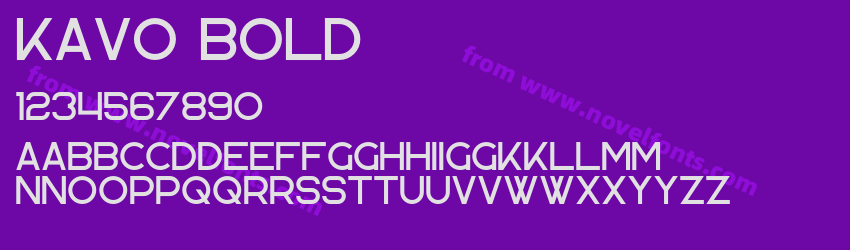 Kavo BoldPreview Kavo BoldPreview