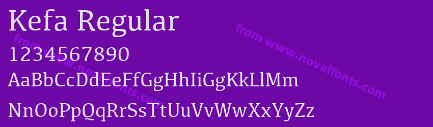 Kefa RegularPreview Kefa RegularPreview
