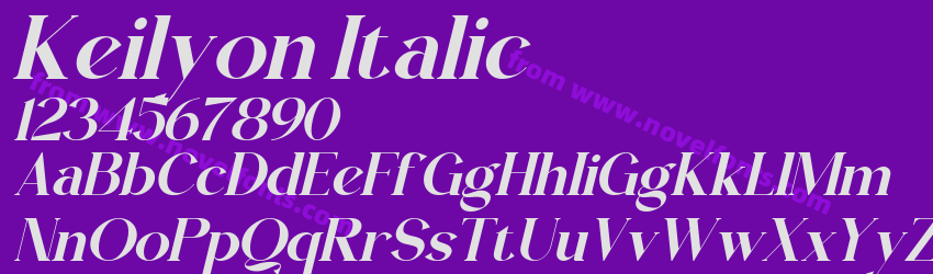 Keilyon ItalicPreview Keilyon ItalicPreview