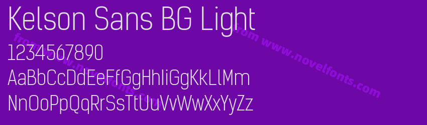 Kelson Sans BG LightPreview Kelson Sans BG LightPreview