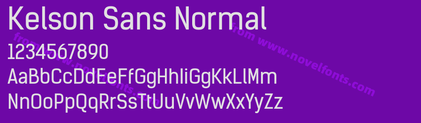 Kelson Sans NormalPreview Kelson Sans NormalPreview