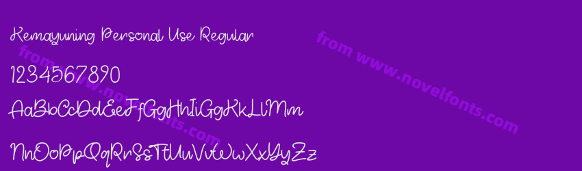 Kemayuning Personal Use RegularPreview Kemayuning Personal Use RegularPreview