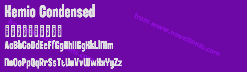 Kemio CondensedPreview Kemio CondensedPreview