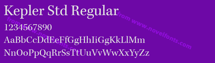 Kepler Std RegularPreview Kepler Std RegularPreview