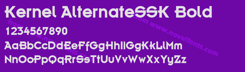 Kernel AlternateSSK BoldPreview Kernel AlternateSSK BoldPreview