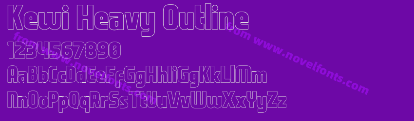 Kewi Heavy OutlinePreview Kewi Heavy OutlinePreview