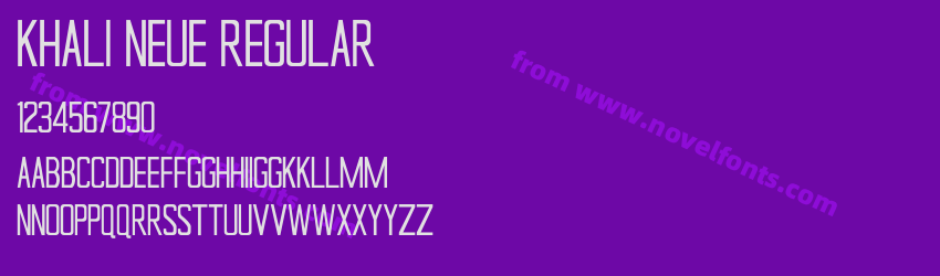 Khali Neue RegularPreview Khali Neue RegularPreview
