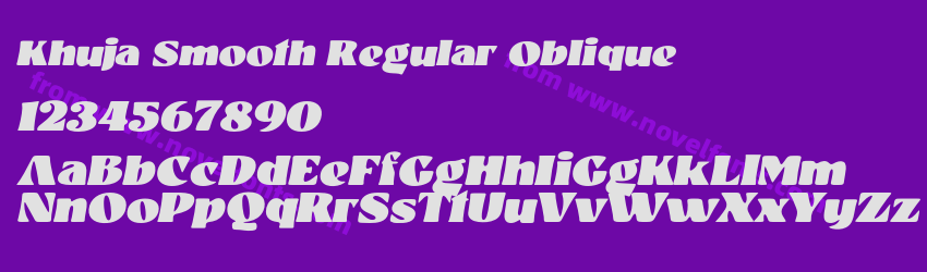 Khuja Smooth Regular ObliquePreview Khuja Smooth Regular ObliquePreview