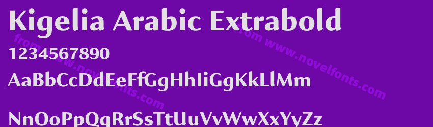 Kigelia Arabic ExtraboldPreview Kigelia Arabic ExtraboldPreview