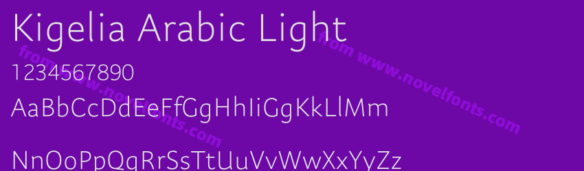 Kigelia Arabic LightPreview Kigelia Arabic LightPreview