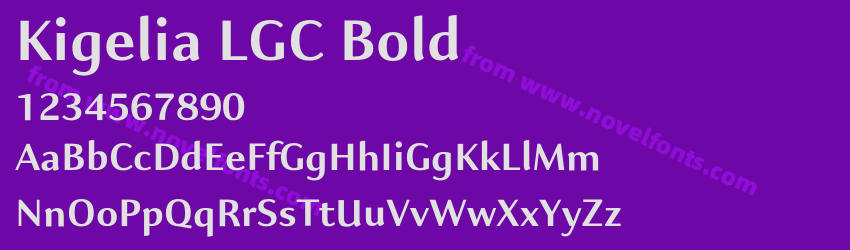 Kigelia LGC BoldPreview Kigelia LGC BoldPreview